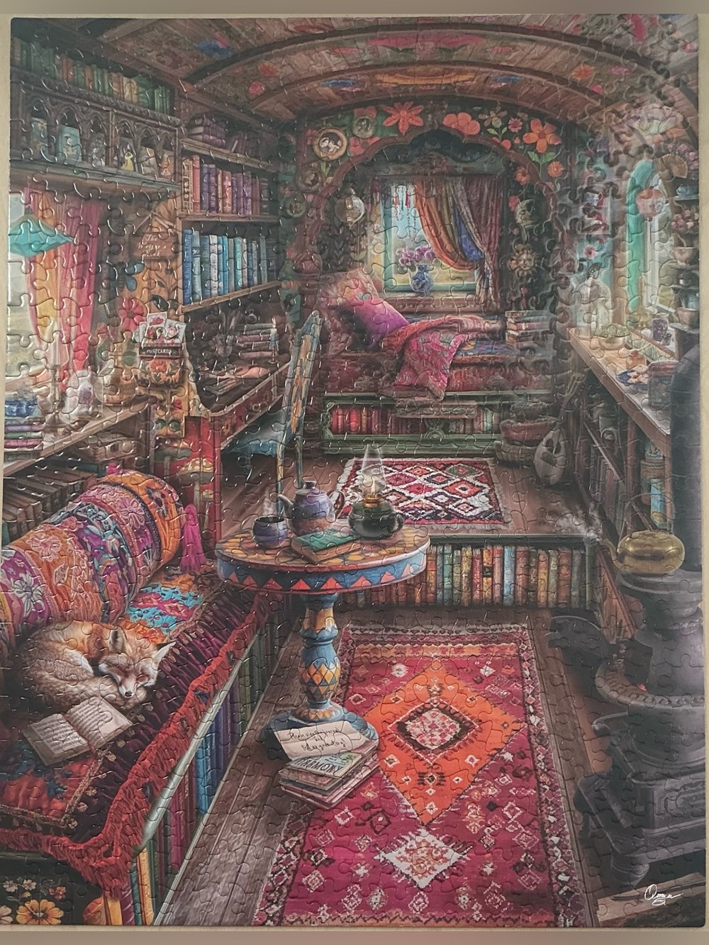 Buffalo Games Aimee Stewart 3 In 1 Multipack “Traveling Library” Jigsaw Puzzles - Picture 5 of 9